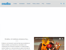 Tablet Screenshot of enalba.com